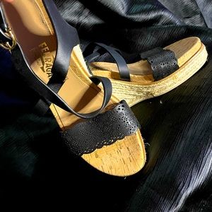 Ferragamo wedges size 7